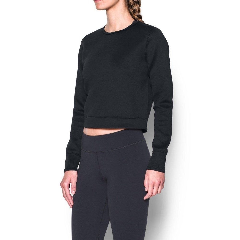 Under Armour Luster Crop Top Pullover - Picture 1 of 3
